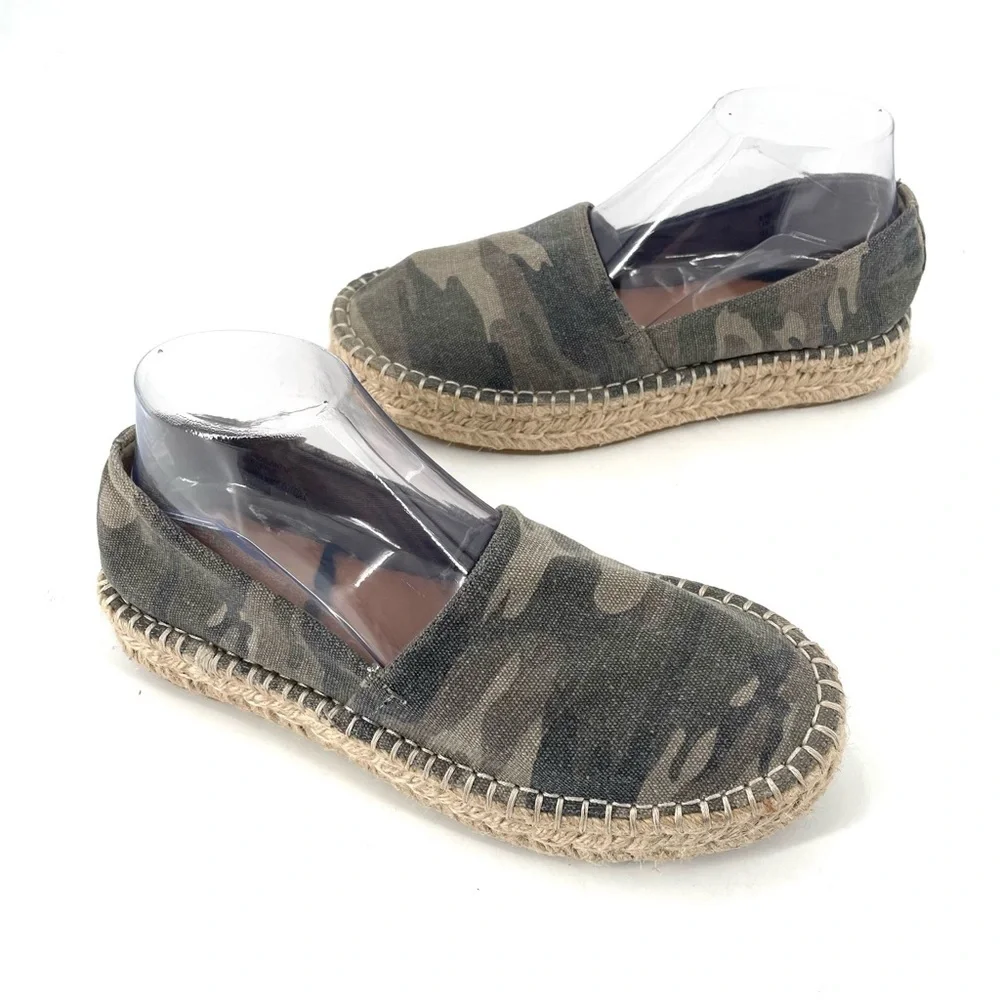 Splendid Laney Platform Camo Slip On Espadrille Flat